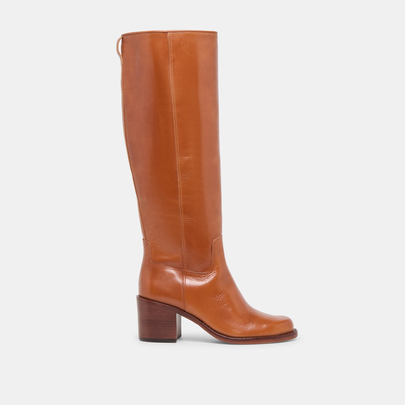 LUCYLE BOOTS TAN LEATHER 1
