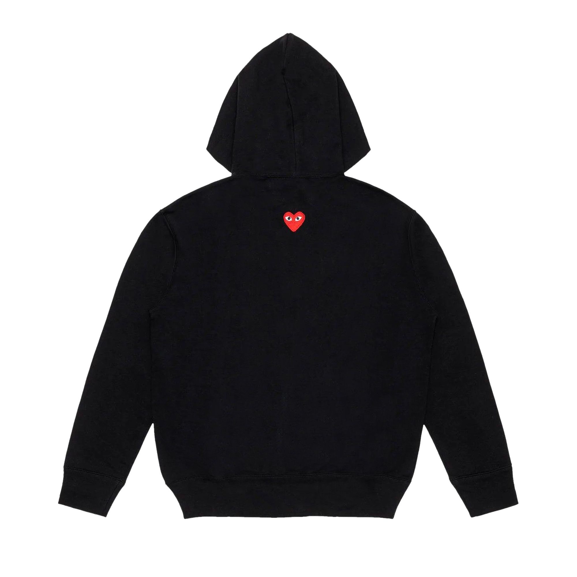 Comme des Garçons PLAY Heart Back Emblem Hooded Zip Up 'Black' - 2
