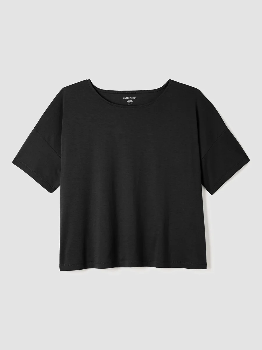 Organic Cotton Interlock Sleep Tee - 1