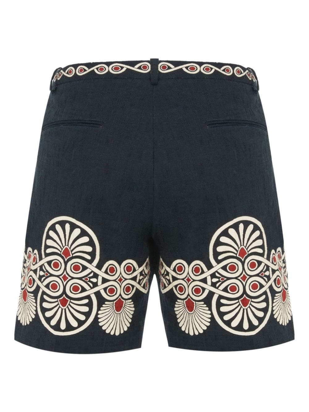 Medallion-print cotton shorts - 5