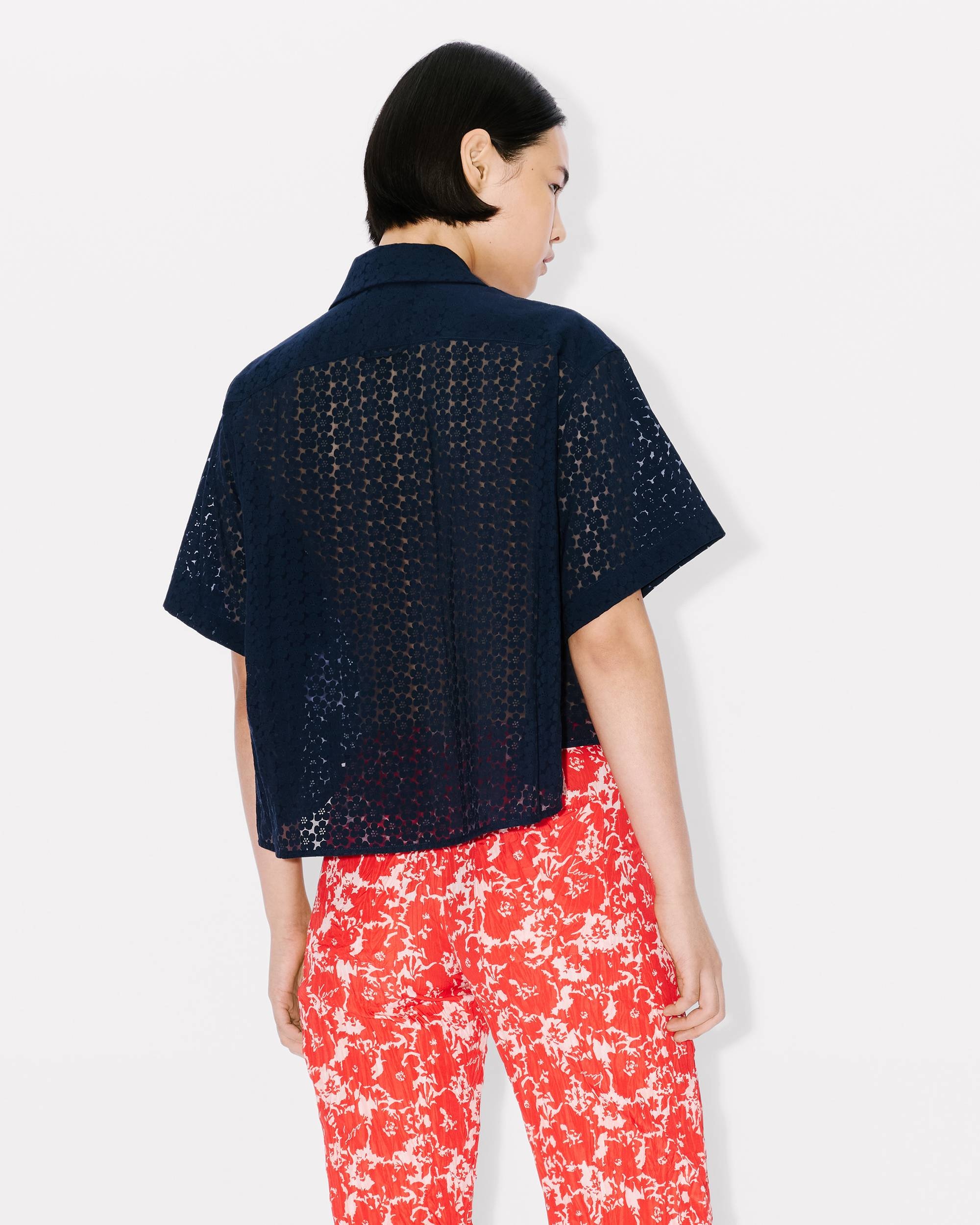 'KENZO Boke Flower' cropped shirt - 5