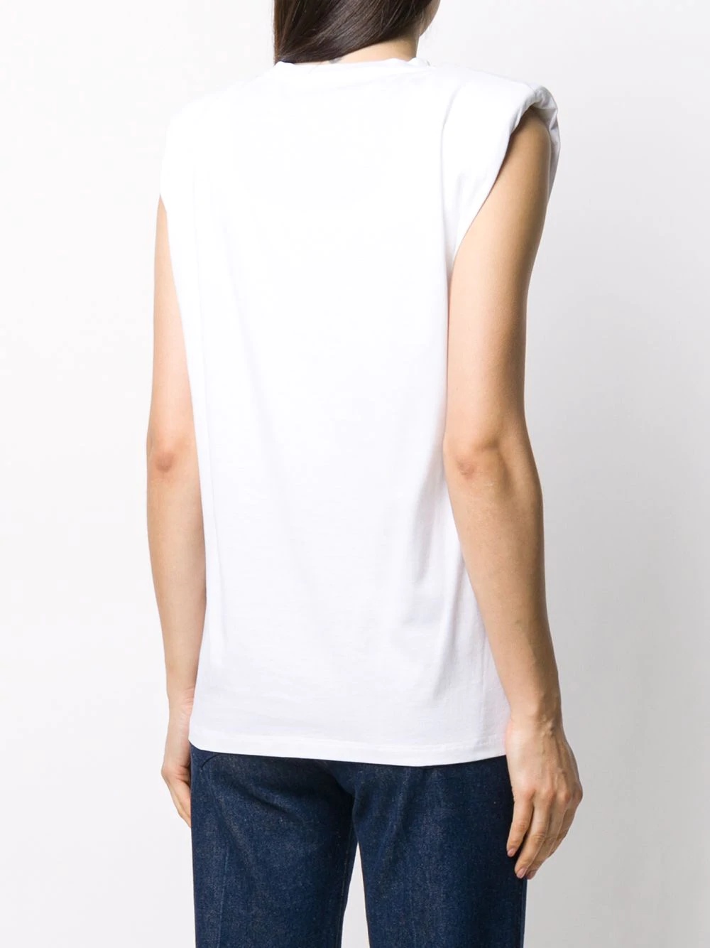 split logo tank top - 4