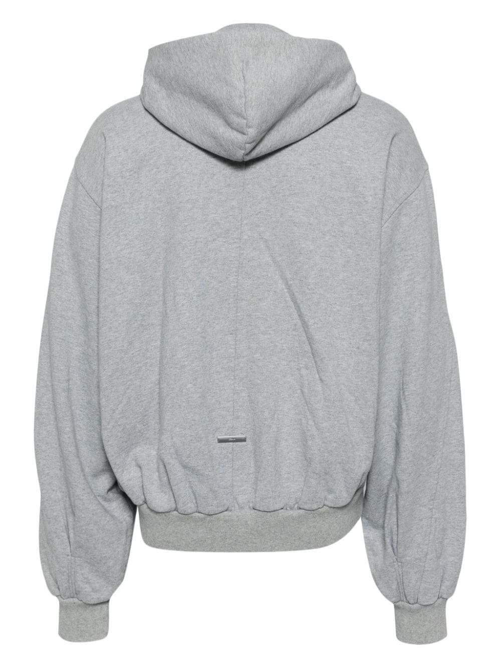 zip-up cotton hoodie - 2