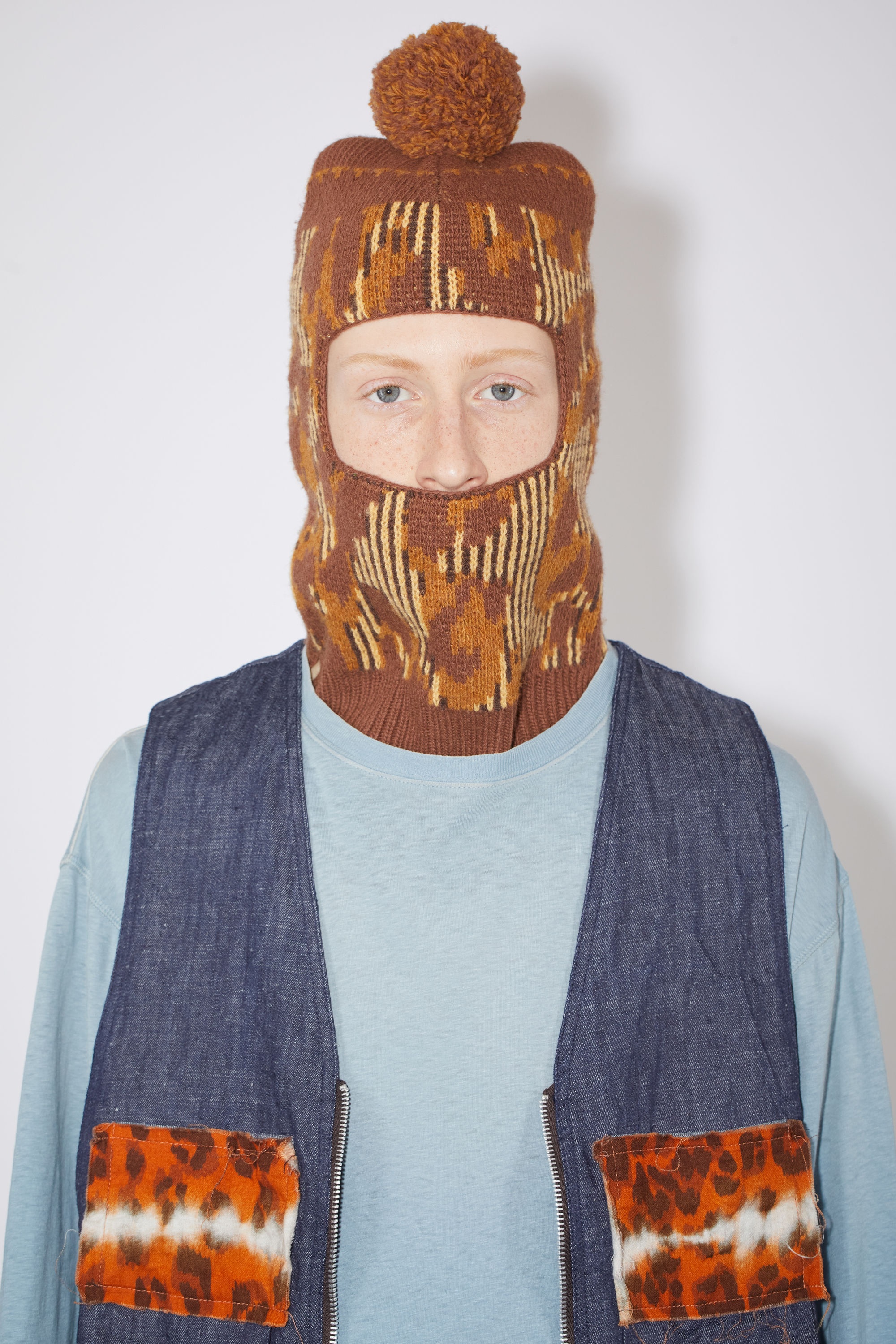 Fluid denim vest - Indigo blue - 5
