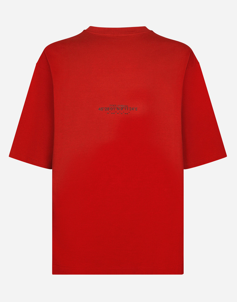 Dolce & Gabbana Cotton jersey T-shirt with DGVIB3 print and logo outlook