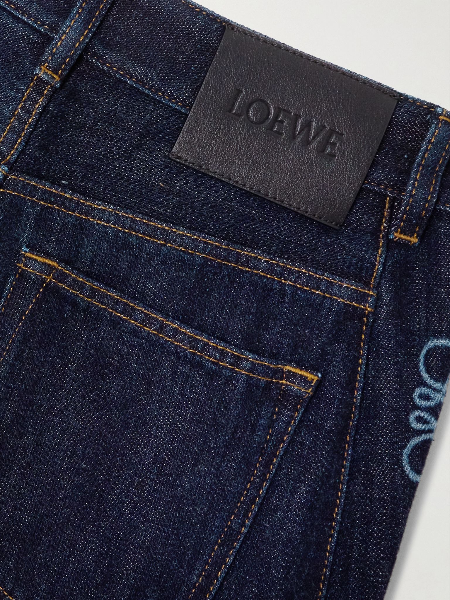High-rise barrel-leg jeans Indigo - 6