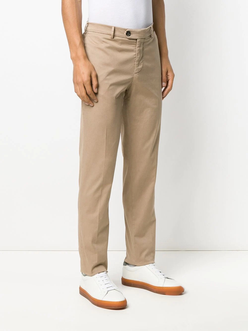 slim-fit chino trousers - 3