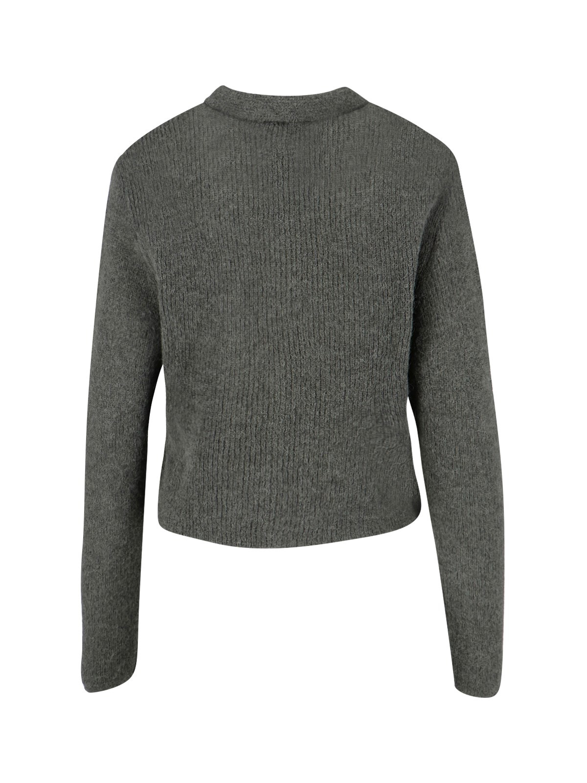 CROP KNIT CARDIGAN - 2
