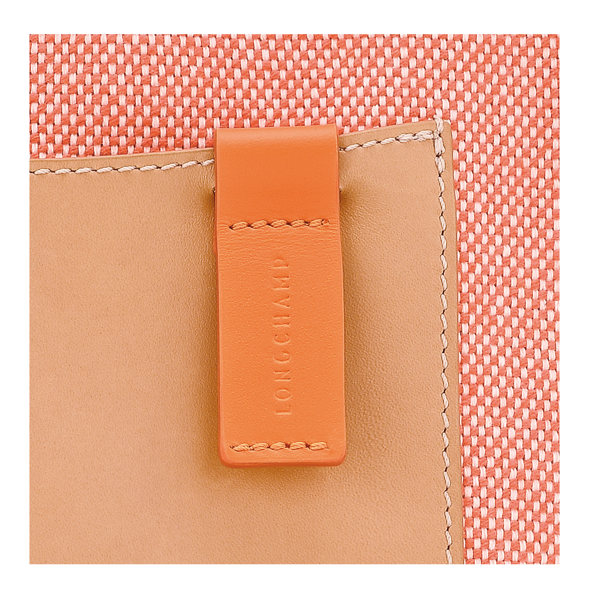 Le Foulonné S Crossbody bag Tomato - Canvas - 5