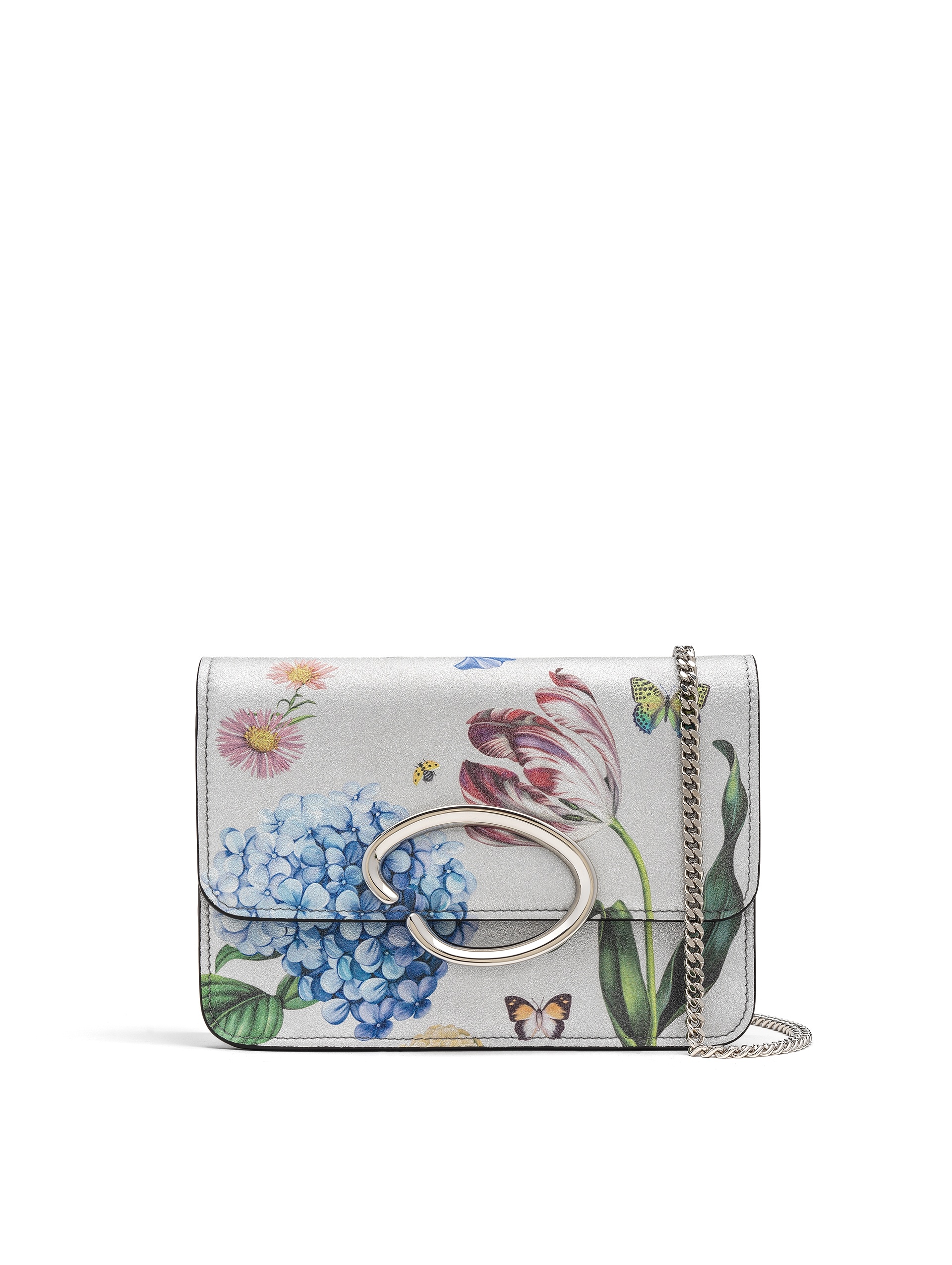 MULTI FLORAL PRINTED O POCHETTE - 1