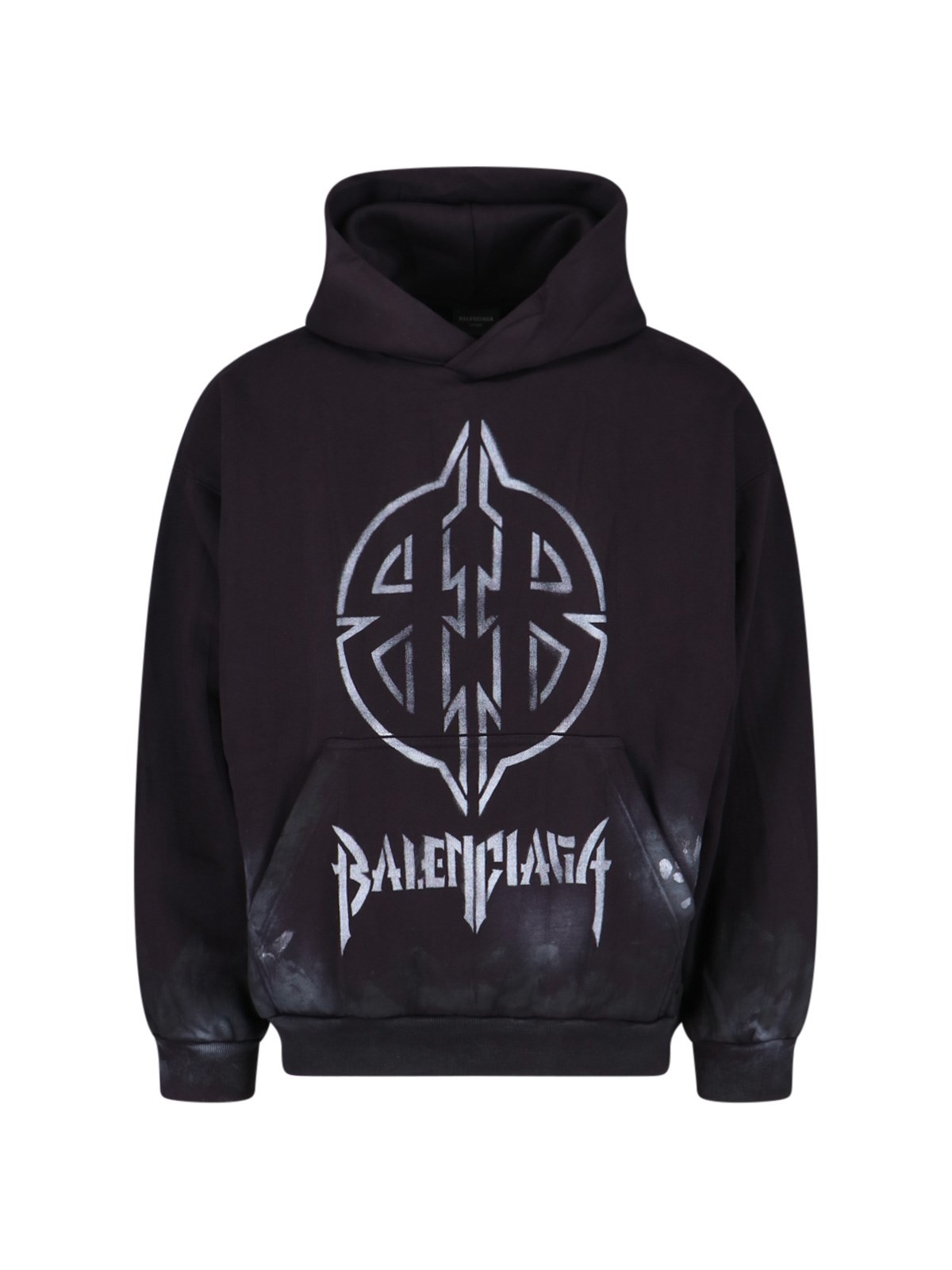 【BALENCIAGA】STENCIL TYPE HOODIE ミディアムフィット ロゴ BALENCIAGA】STENCIL TYPE HOODIE ミディアムフィット ロゴ