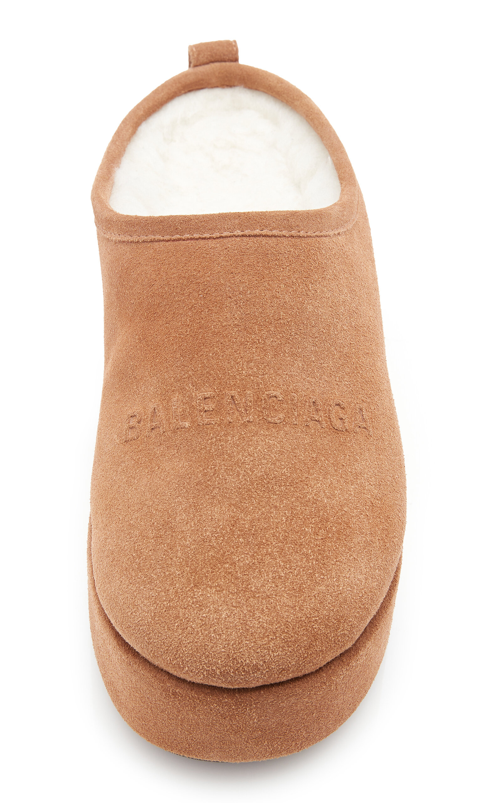 Alaska Suede & Faux-Fur Slippers tan - 5