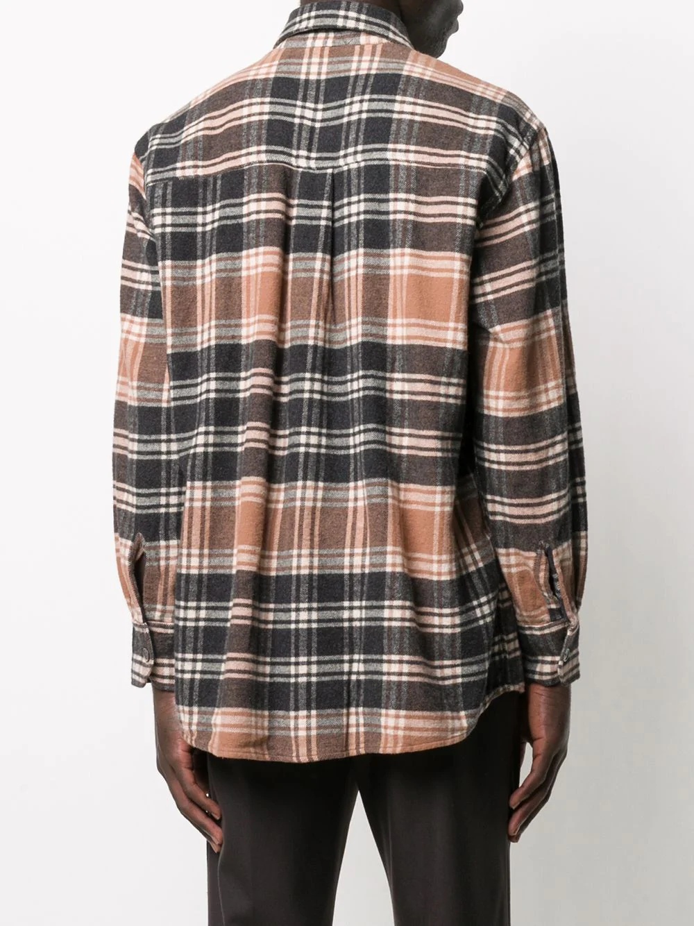 Above check pattern shirt - 4