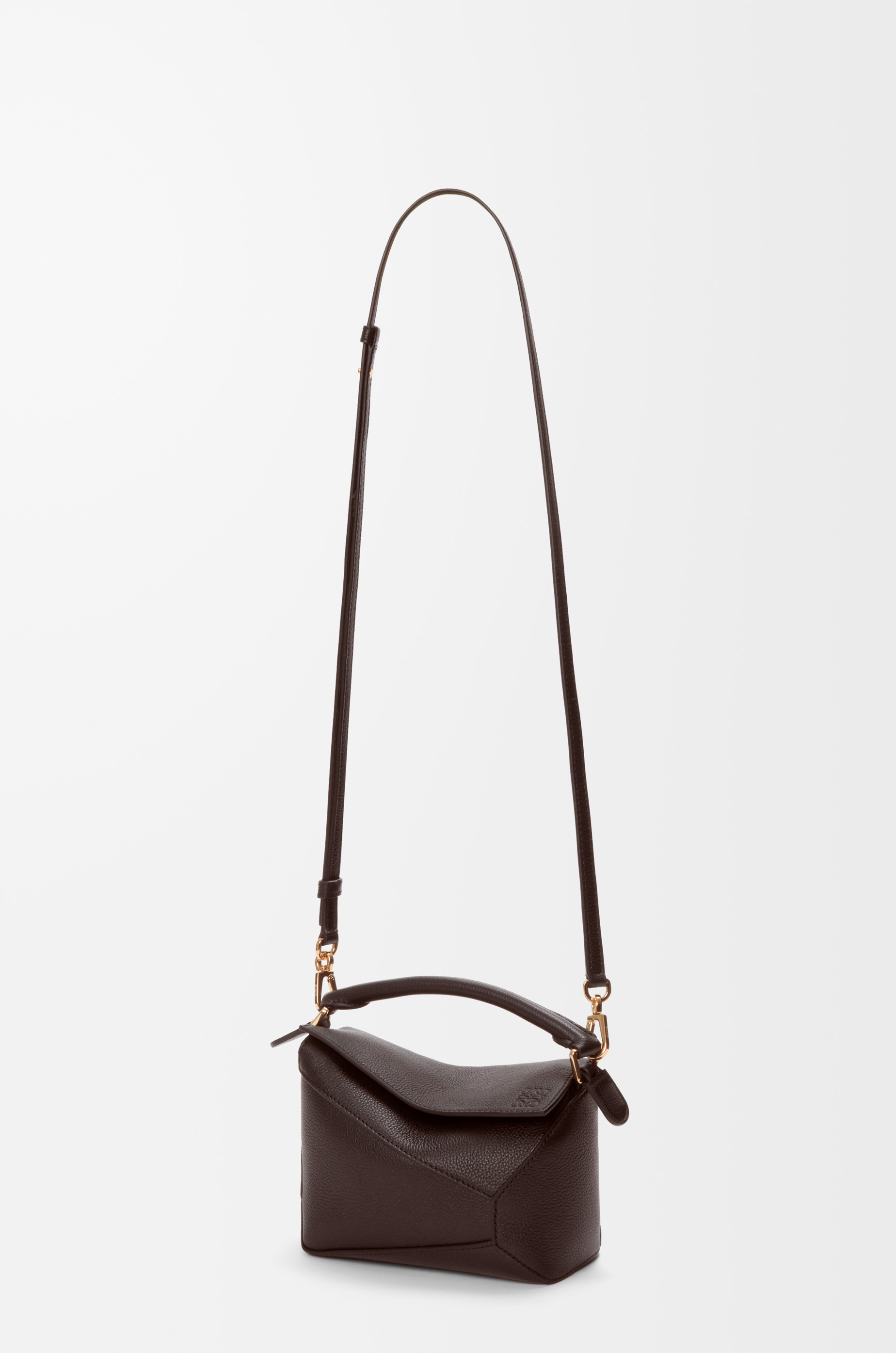 Mini Puzzle Edge bag in soft grained calfskin - 5
