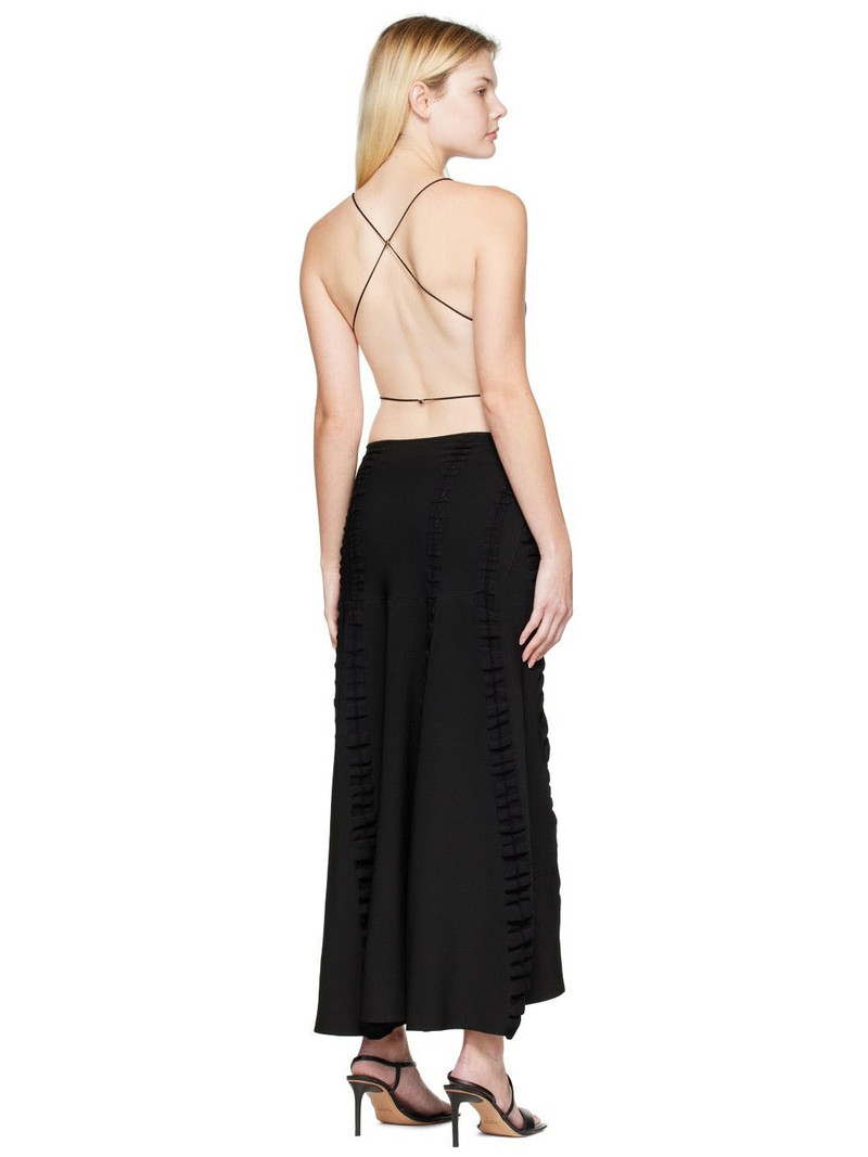 Black 'La Robe Maille Crema' Maxi Dress 3