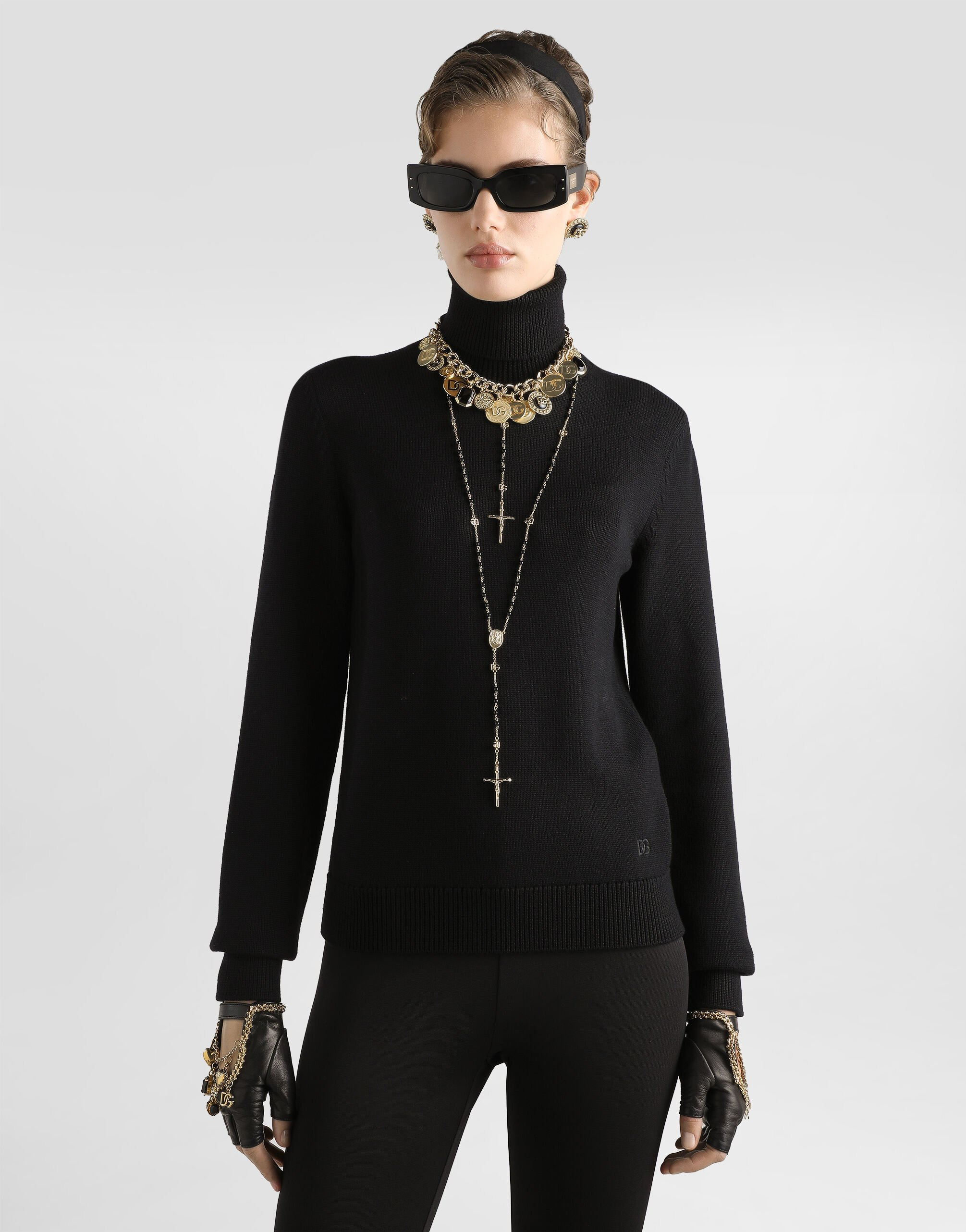 Wool turtleneck pullover - 2