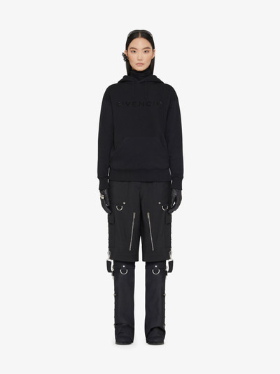 Givenchy HOODIE IN FLEECE WITH GIVENCHY RHINESTONES outlook