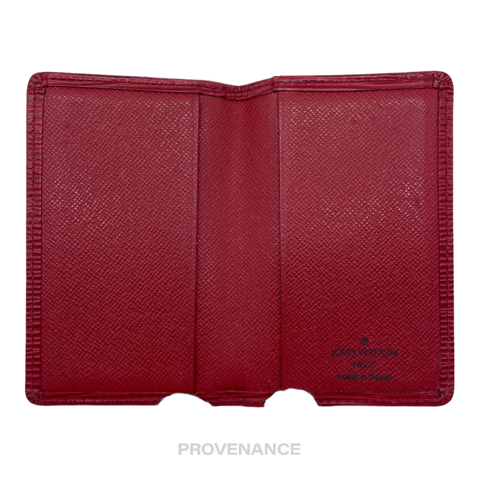 Louis Vuitton Pocket Organizer  Wallet - Red Epi Leather - 5