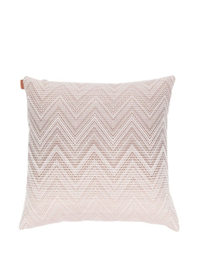 Missoni zigzag-pattern wool cushion outlook