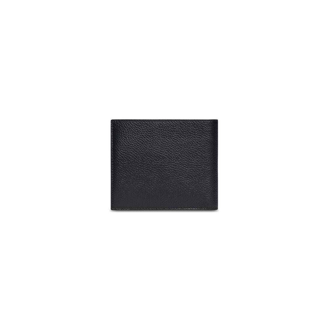 Cash Square Folded Coin Wallet in Black - 2