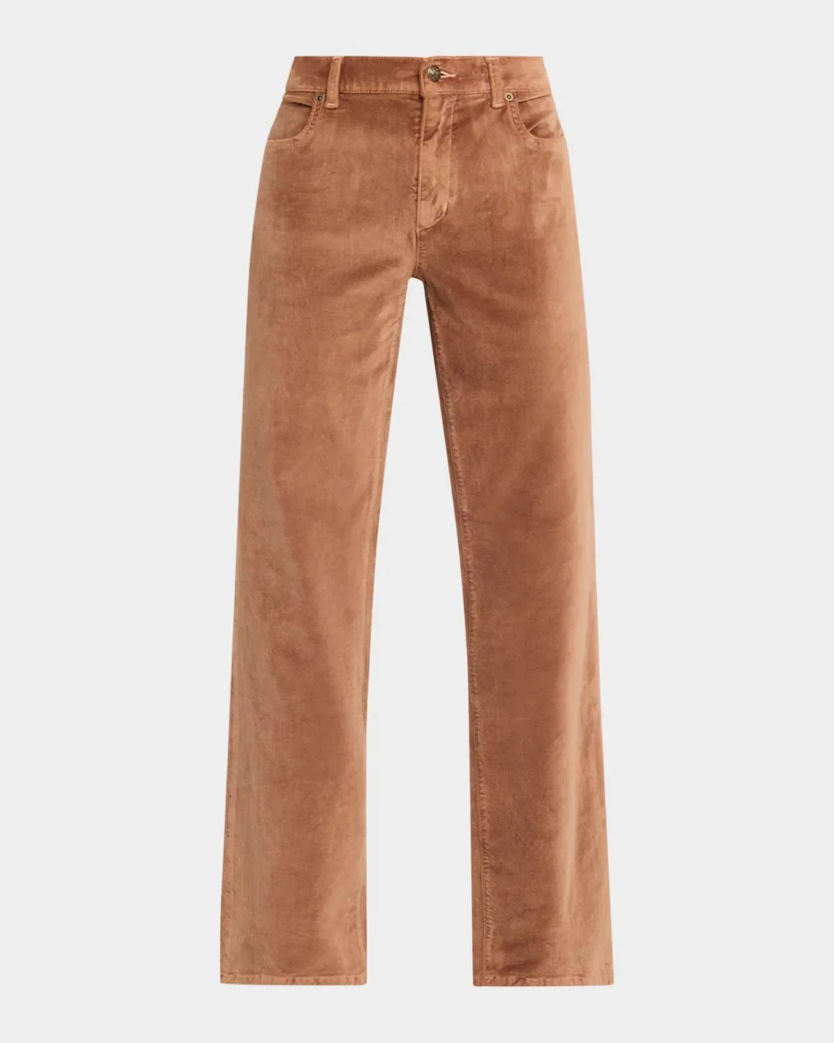 Ruby Straight-Leg Stretch Cotton Pants - 1