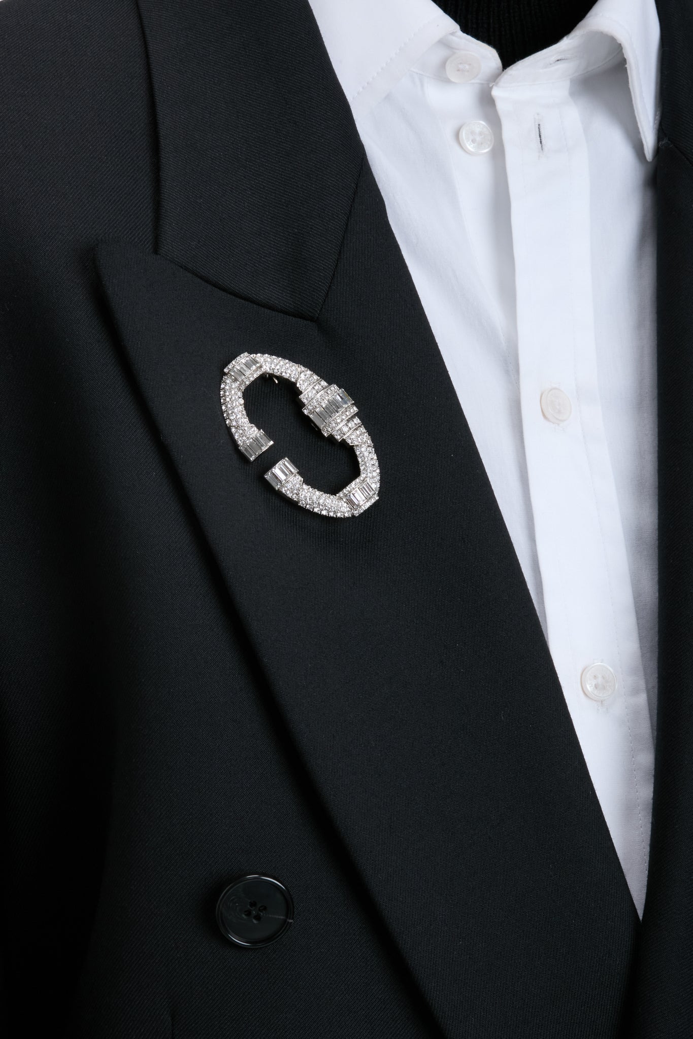 Crystal Brooch - 2