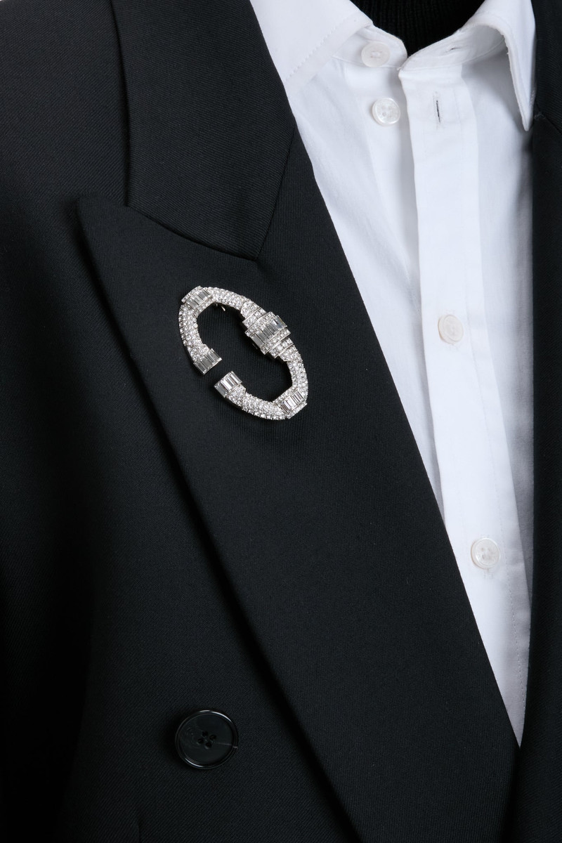 Victoria Beckham Crystal Brooch outlook