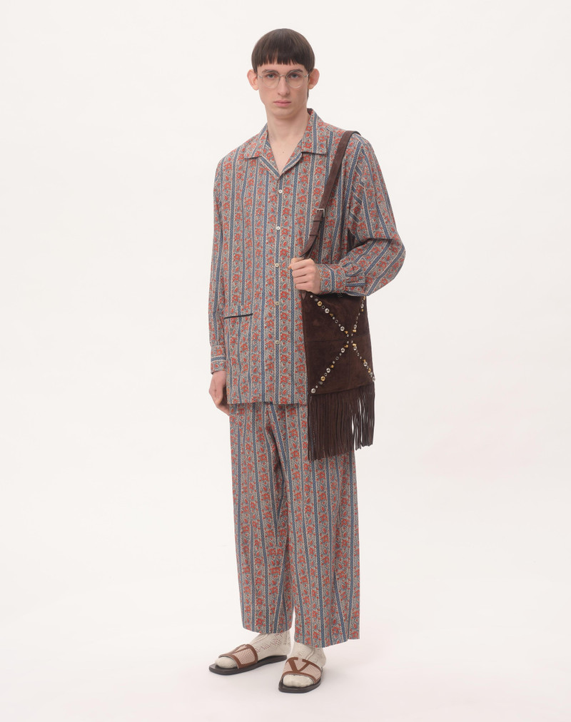 Valentino COTTON MUSLIN PAJAMA PANTS WITH VOYAGE IMAGINAIRE PRINT outlook