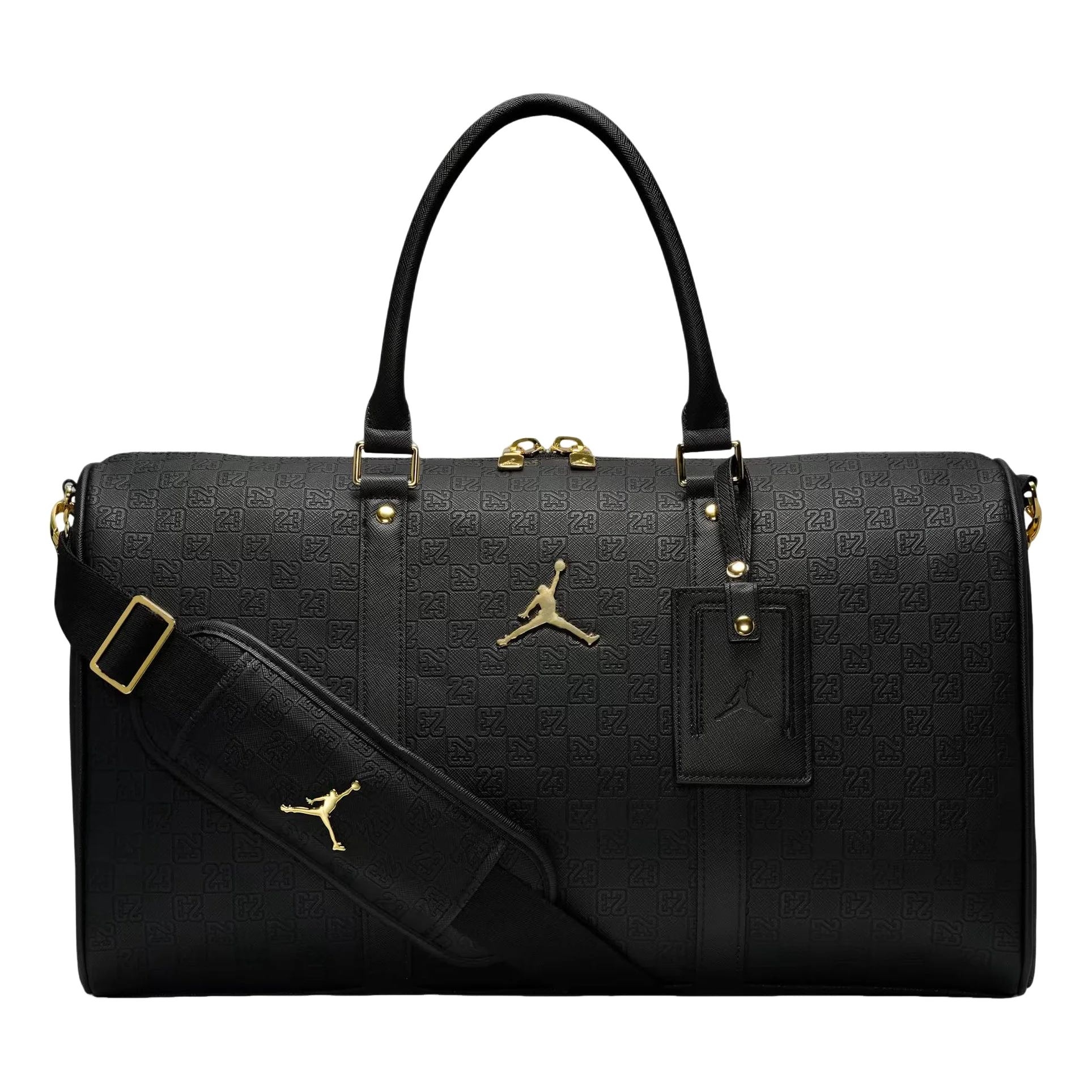 Jordan Monogram 25L Duffle Bag 'Black Gold' HV2856-011 - 1