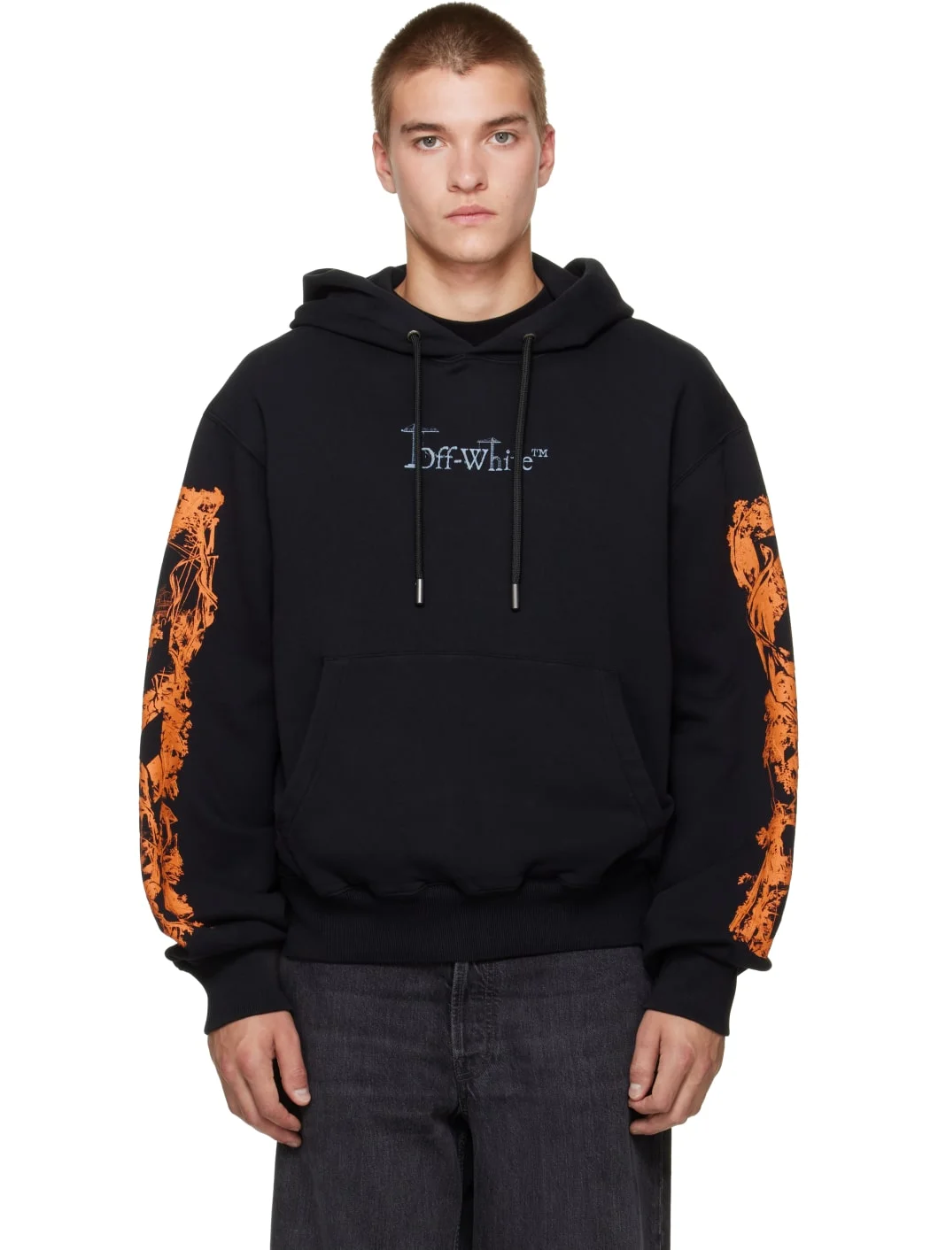 Black City Nature Regular Hoodie - 1