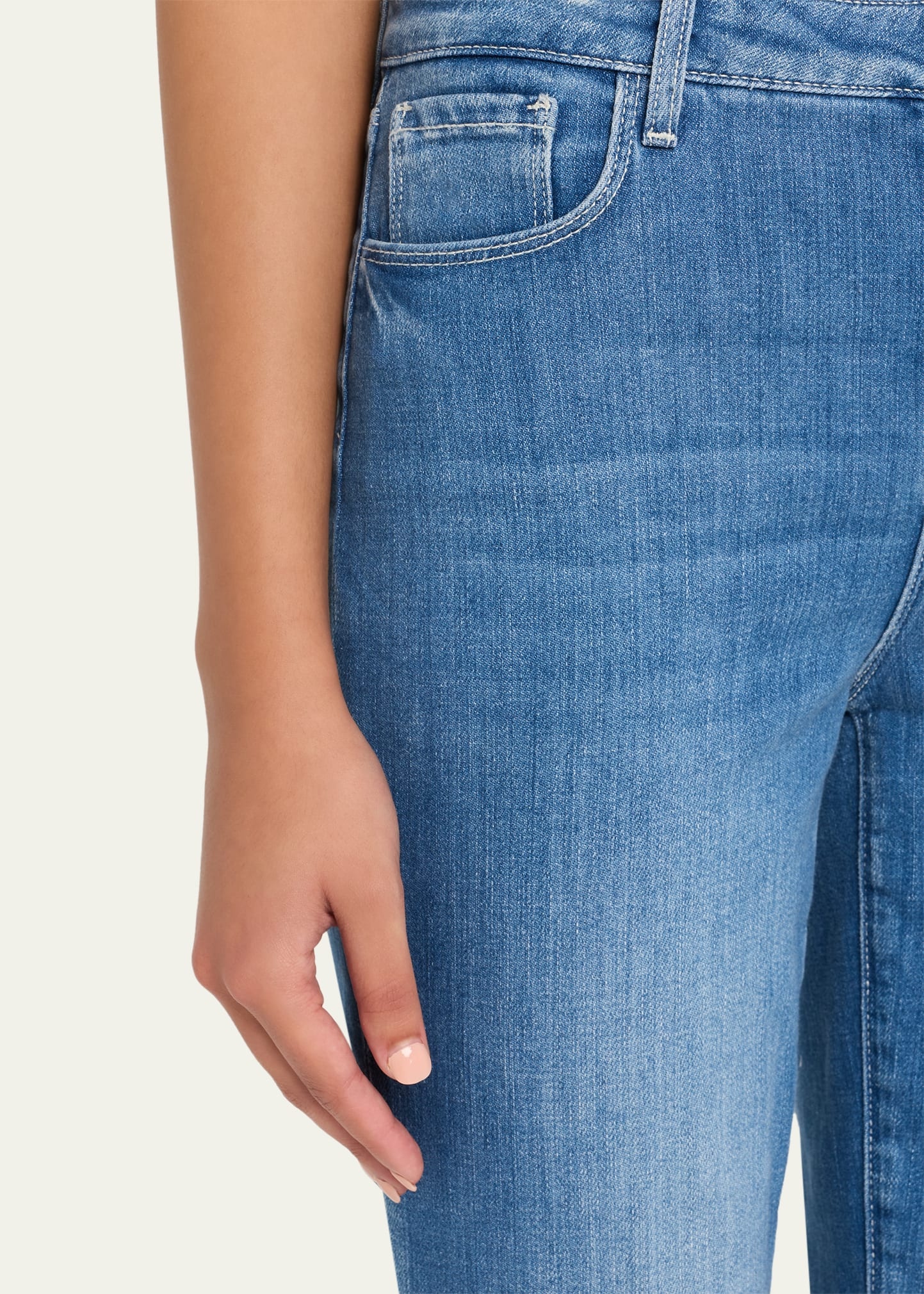 Tati High-Rise Crop Micro Bootcut Jeans - 5