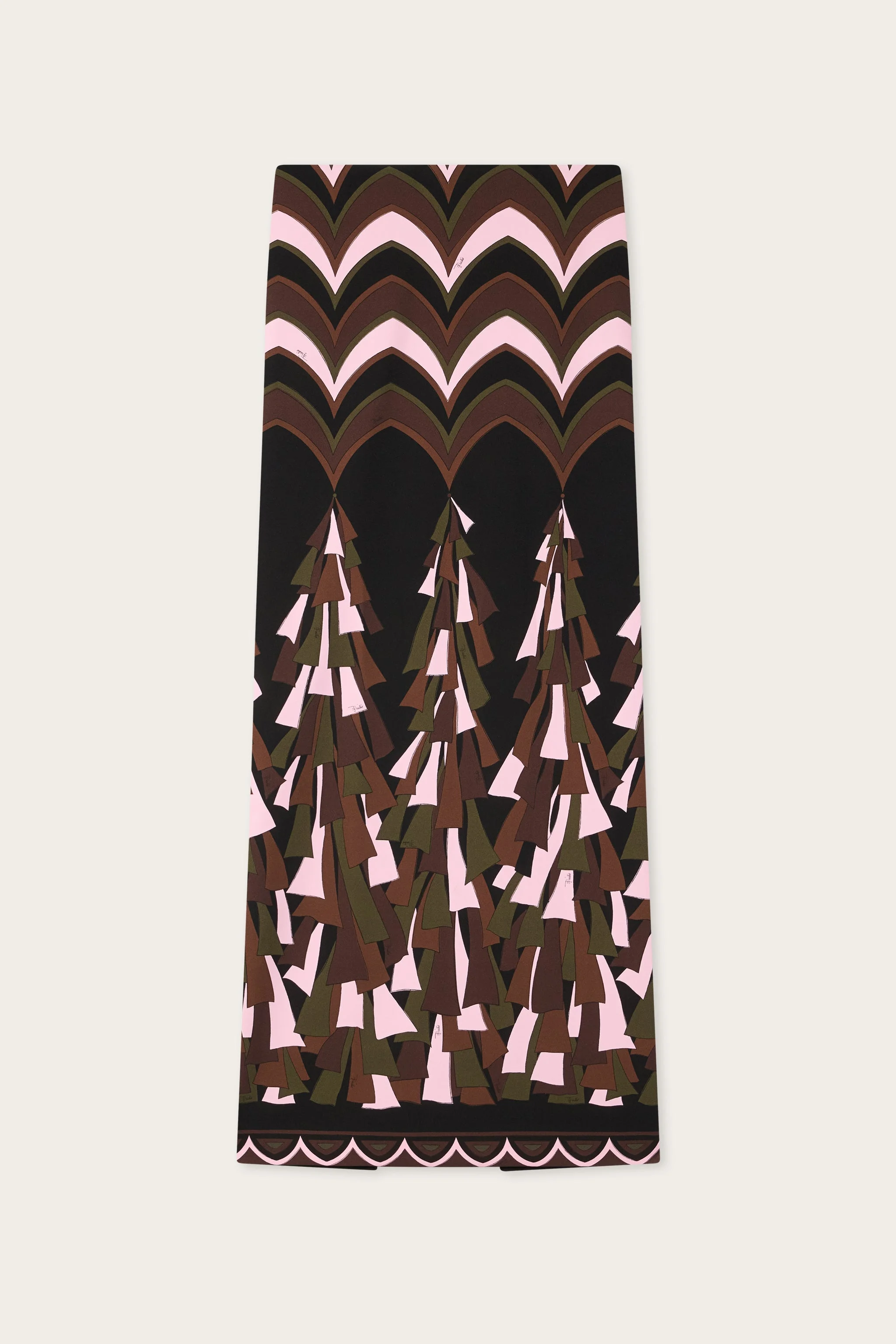 BAIADERA PRINT TECNO COUTURE SKIRT - 1