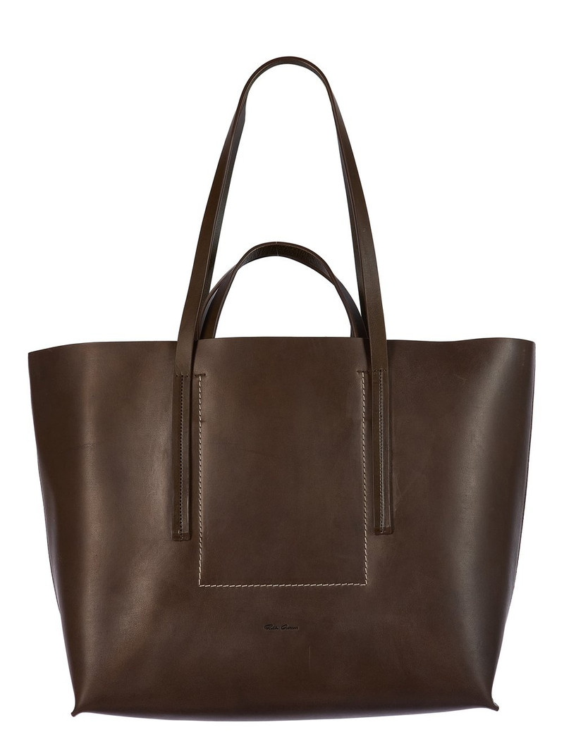 Shopper leather tote bag 1