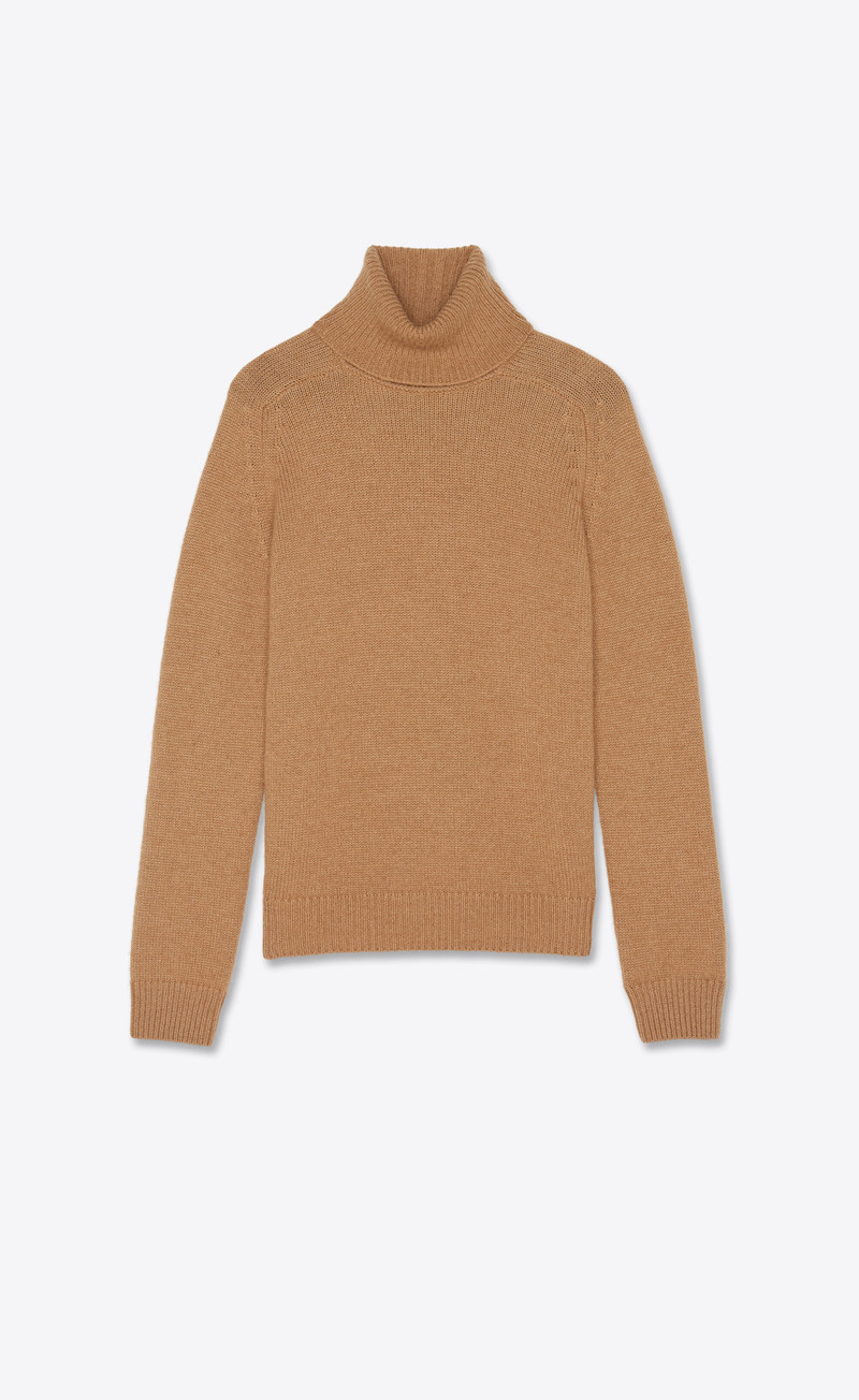 SAINT LAURENT wool turtleneck sweater outlook