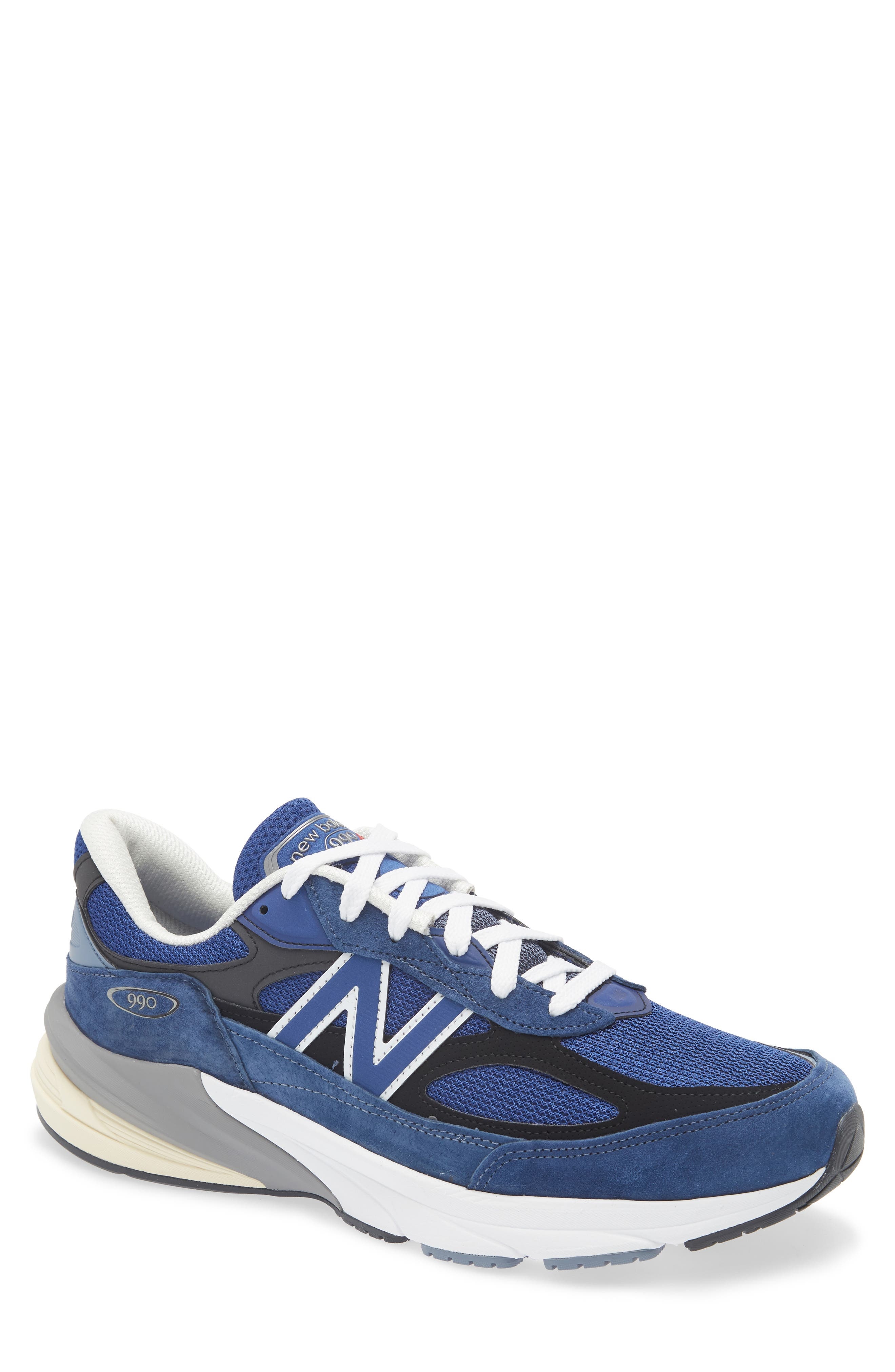 New Balance Gender Inclusive Made in USA 990 v6 Sneaker in Inkwell/Black at Nordstrom - 1