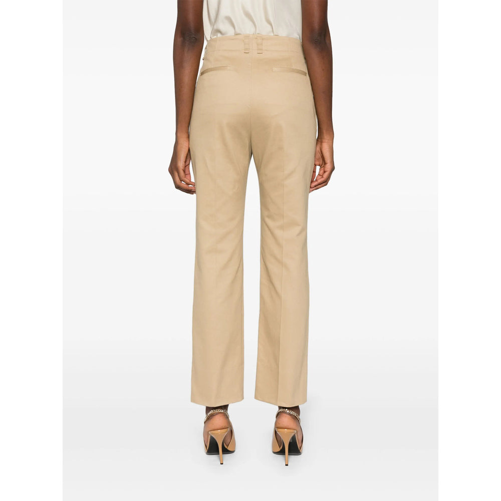 Saint Laurent Neutrals Trousers - Straight Trousers Women - 2