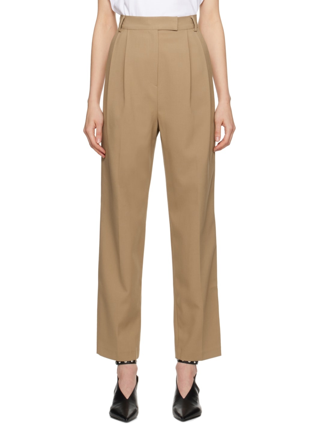 Tan Bea Trousers - 1