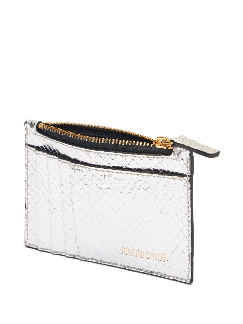 metallic-leather card holder - 3