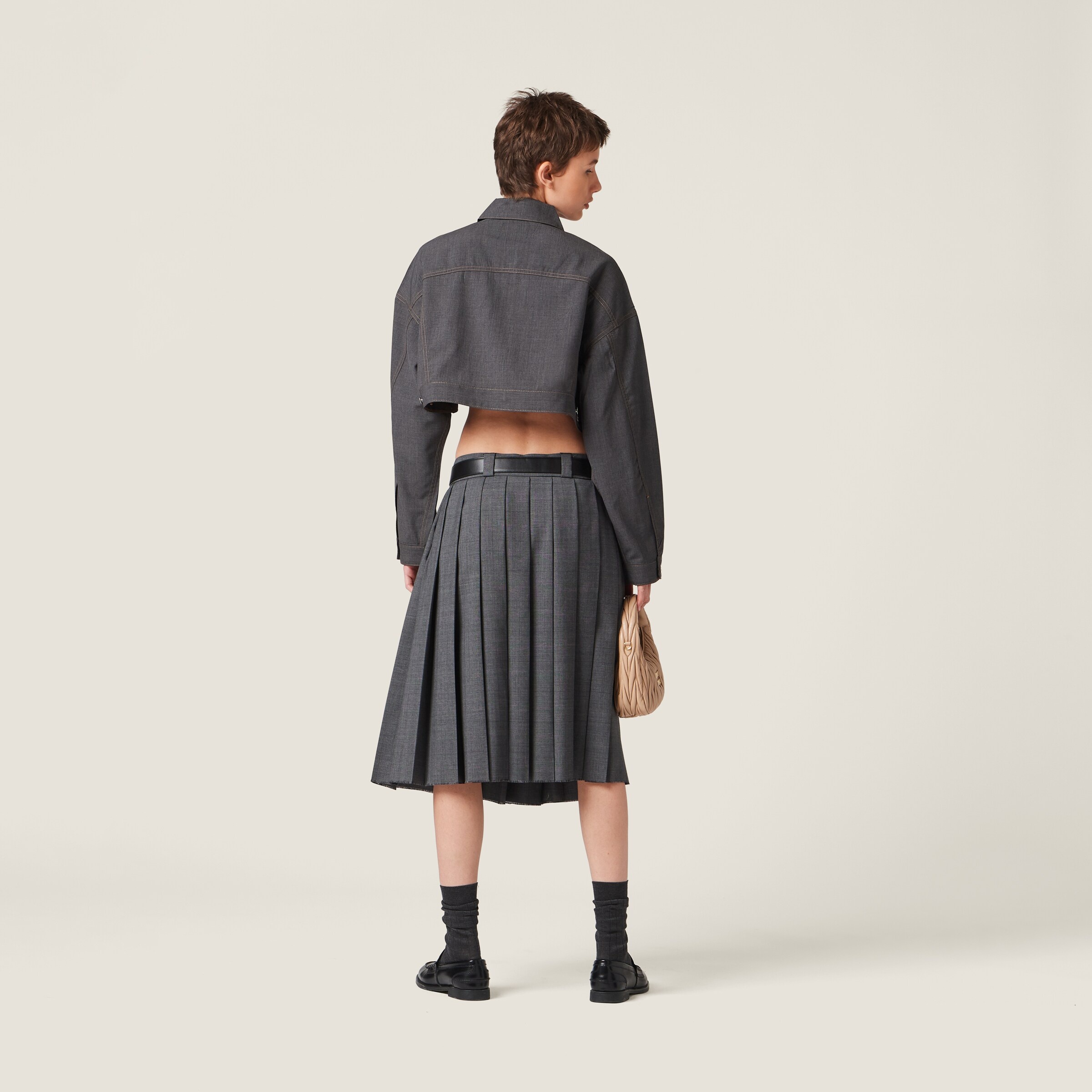 Wool blouson jacket - 3