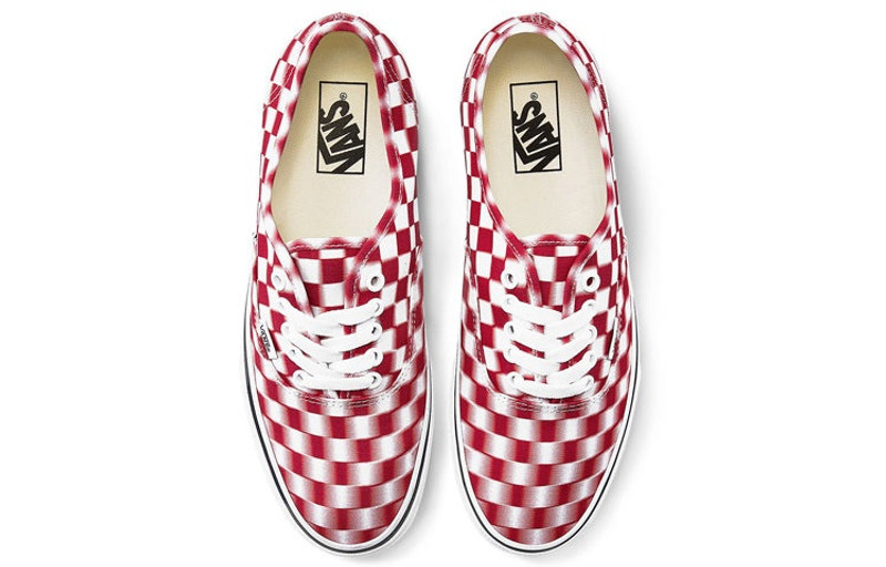 Vans Vans Authentic 'Blur Check - White Red' VN0A2Z5I17Z outlook