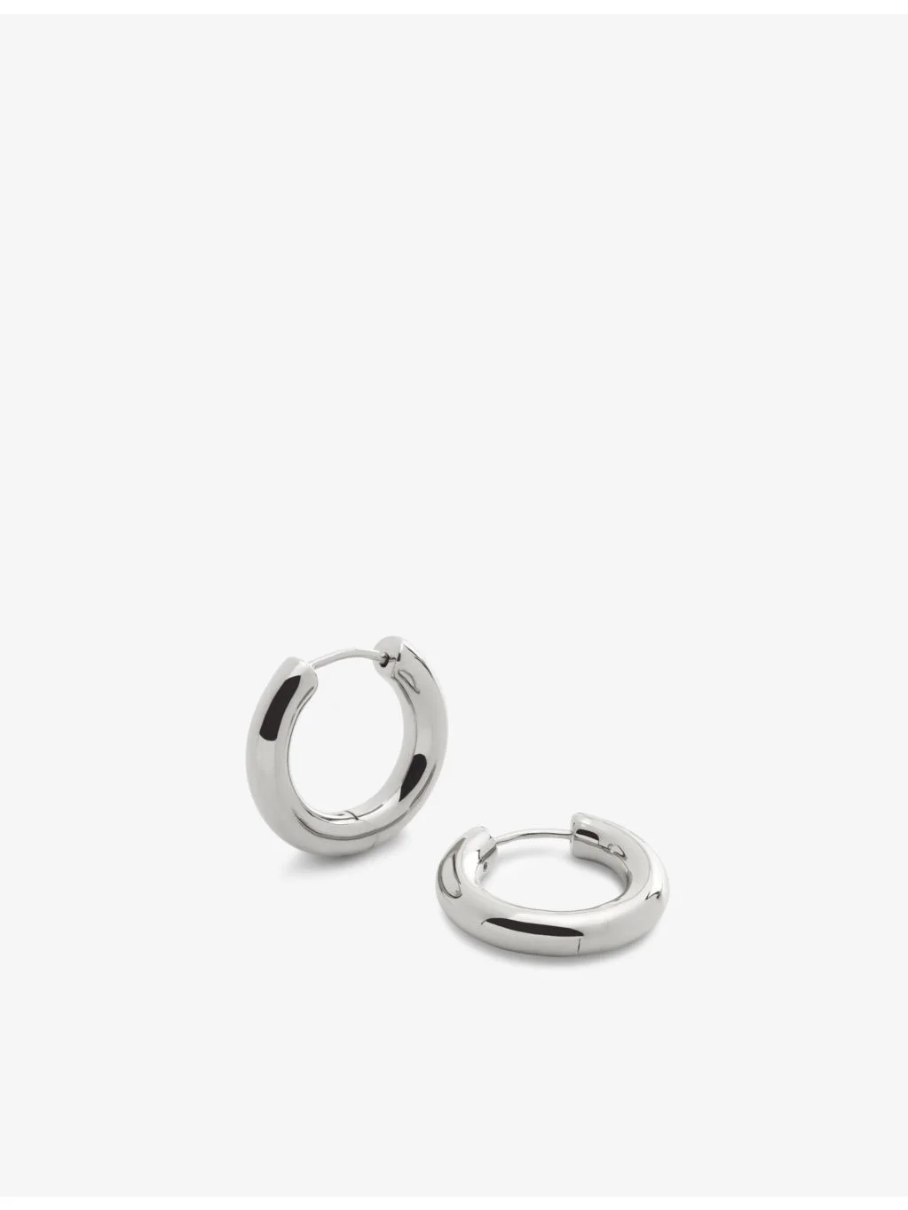 Essential Click small sterling-silver hoop earrings - 1