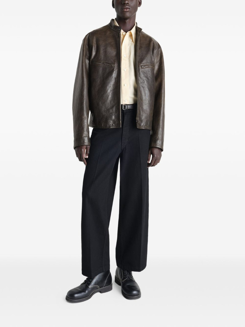 Lemaire boxy biker jacket outlook
