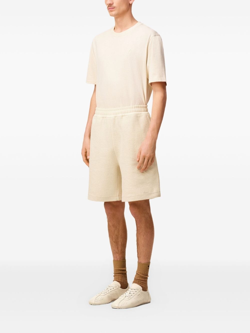 cotton fleece shorts - 3