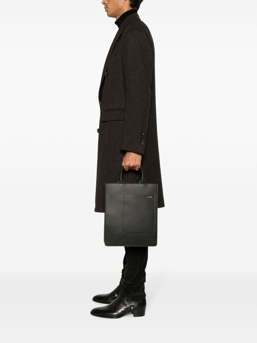 mini Boxy leather tote bag - 2