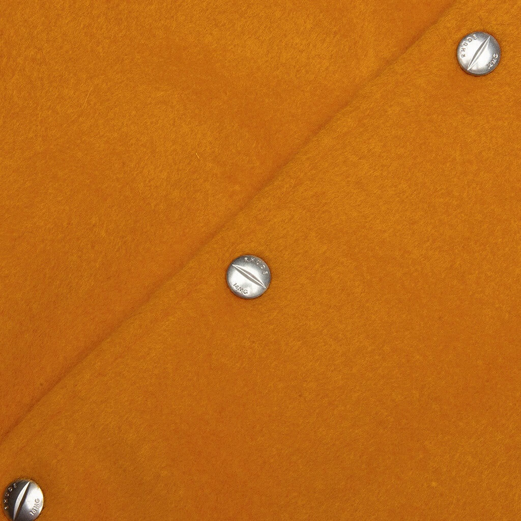 RHUDE WOOL LIGHTNING BOMBER - MUSTARD - 3