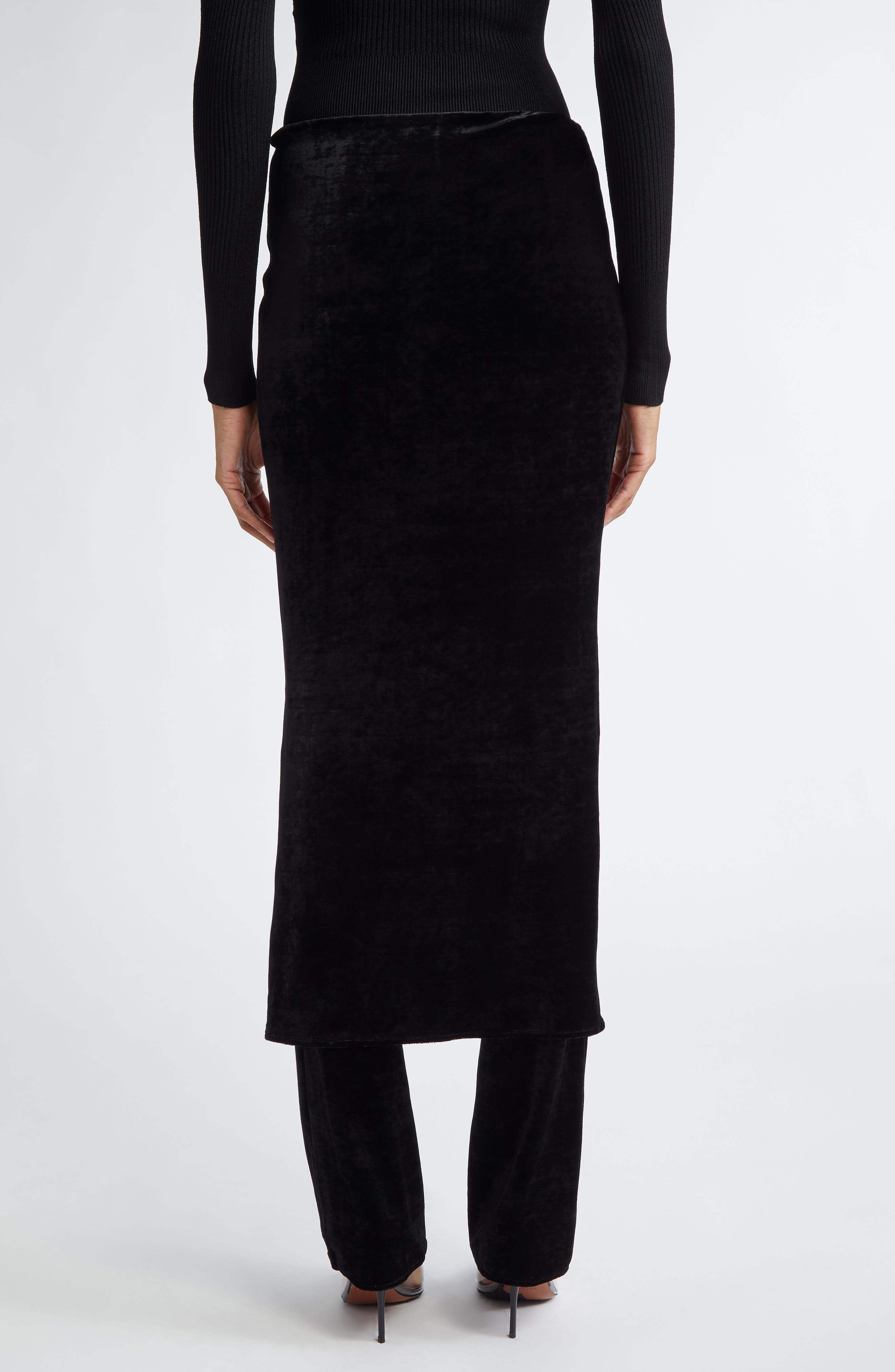 Alaïa Skirt Pants in Noir Alaia at Nordstrom - 3