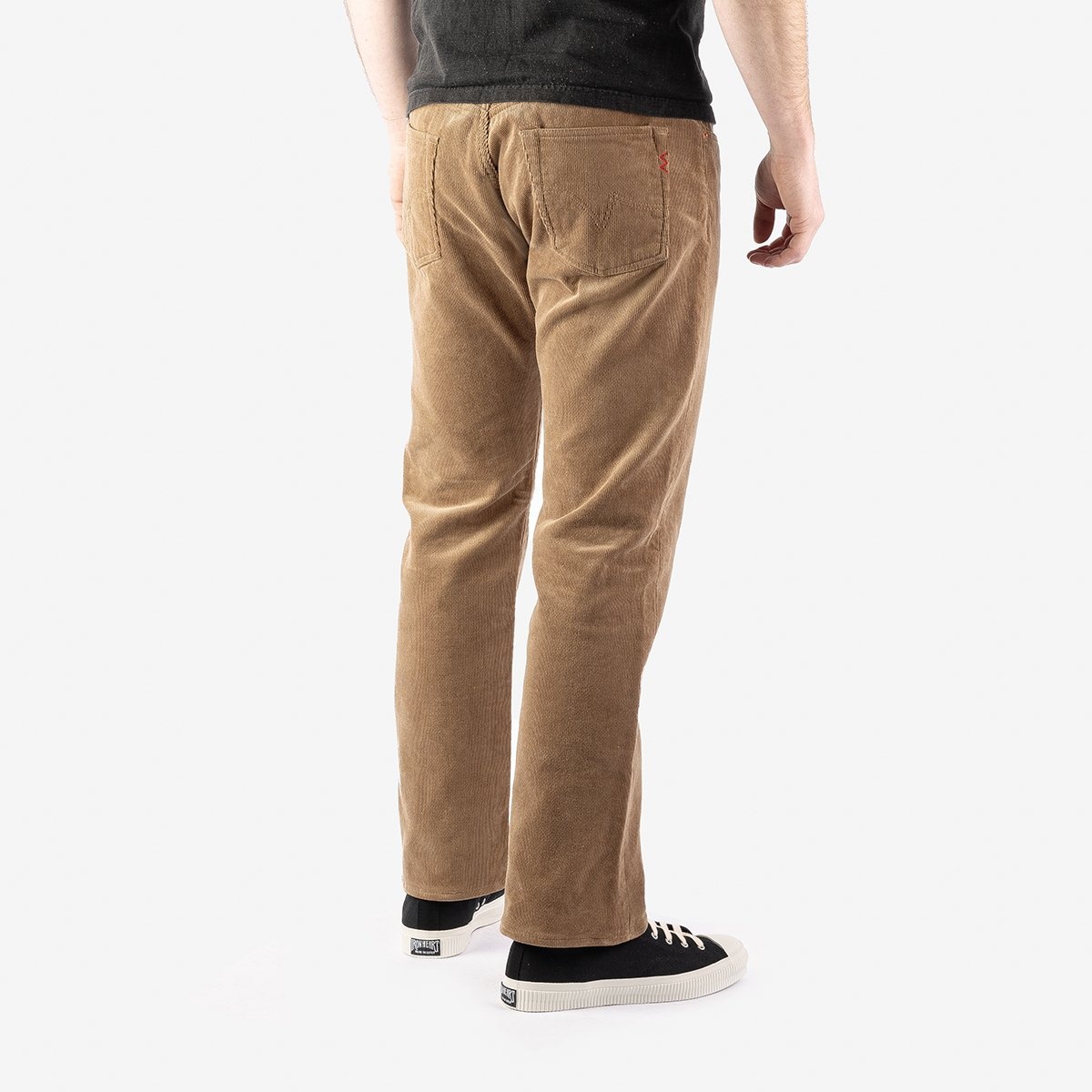 IH-6634-BEI 14oz Heavy Corduroy Straight Cut Pants - Beige - 3