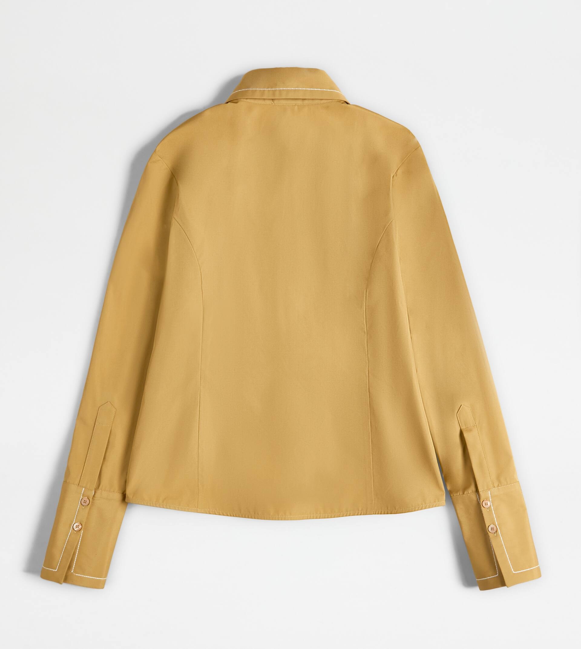 SHIRT IN POPLIN - BEIGE - 8