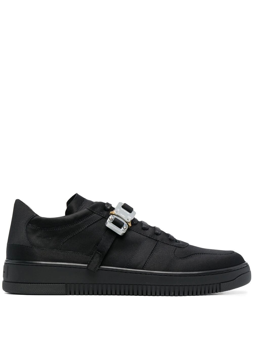 buckle-trim low-top sneakers - 1