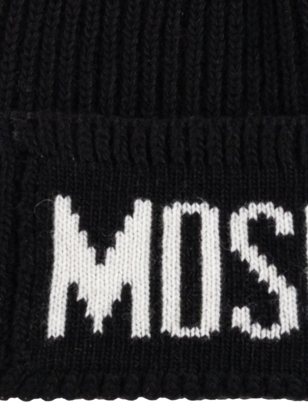 ribbed logo-detailed beanie - 3